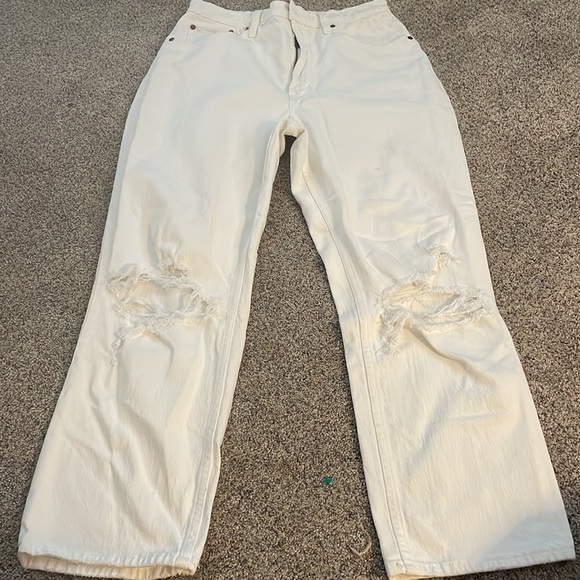 Abercrombie and Fitch the ankle straight ultra high rise 30/10 - Picture 2 of 5